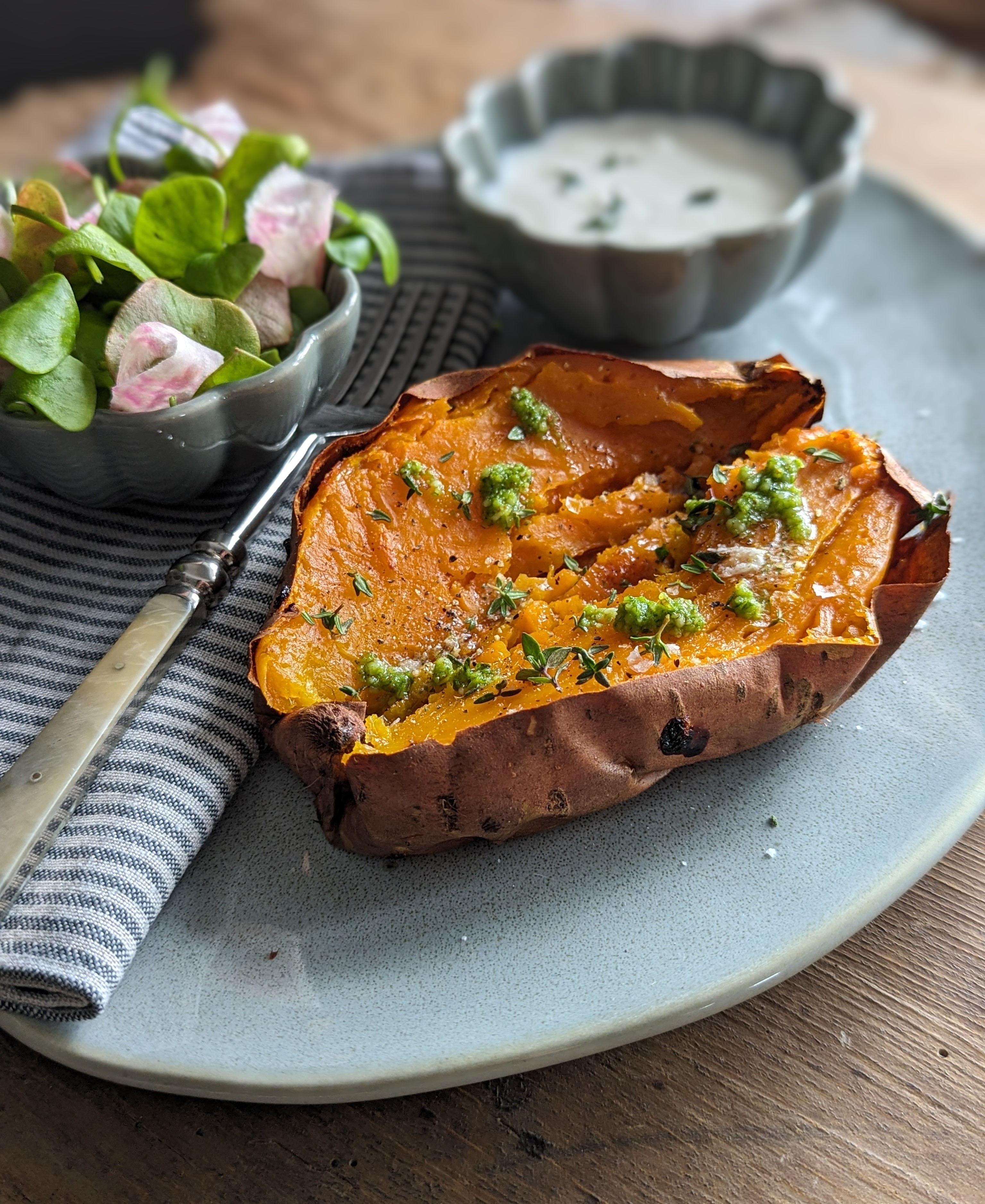 Backrohr Süßkartoffeln